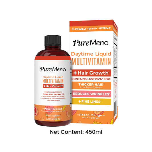 PureMeno Daytime Liquid Multivitamin + Hair Growth