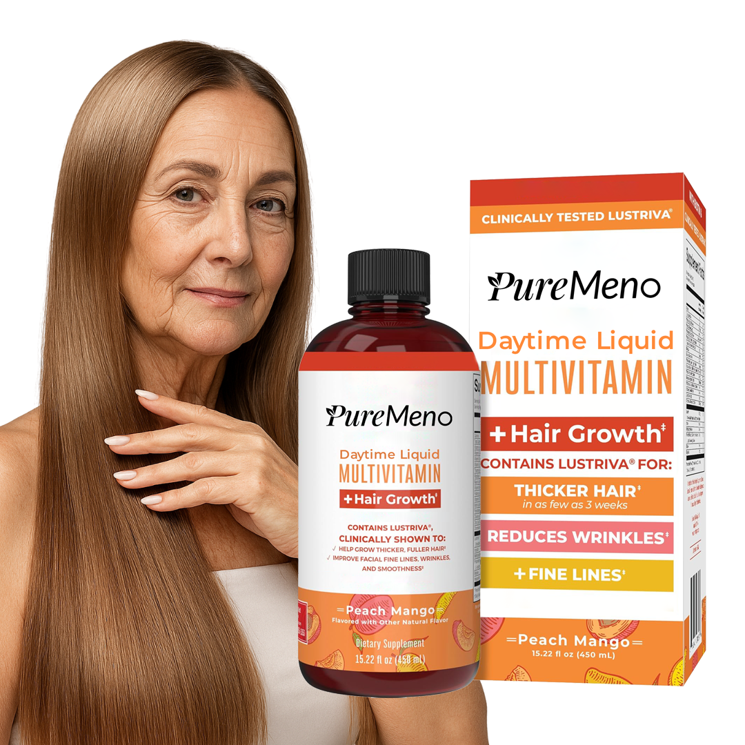 PureMeno Daytime Liquid Multivitamin + Hair Growth