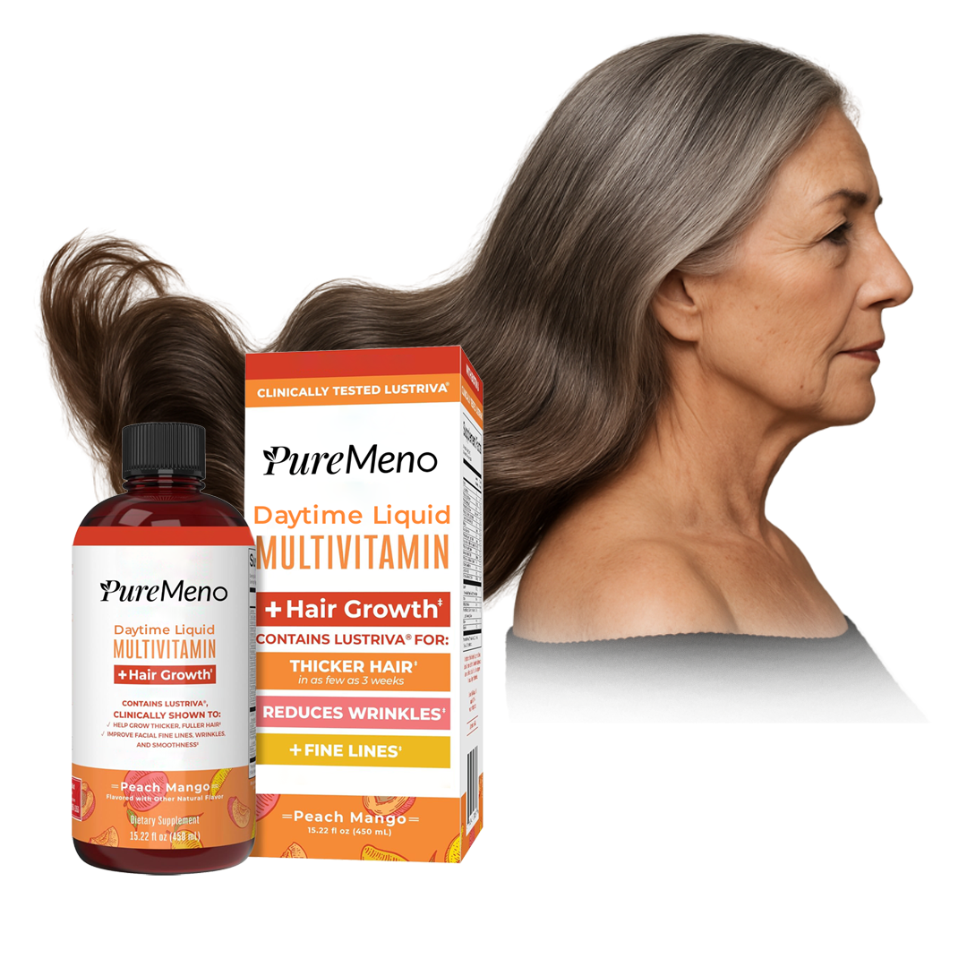 PureMeno Daytime Liquid Multivitamin + Hair Growth