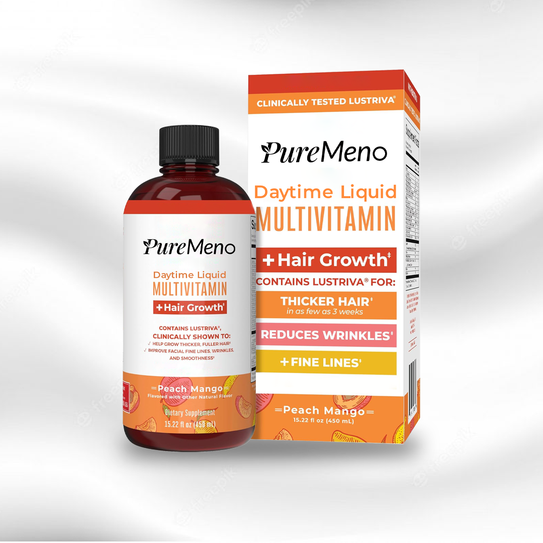 PureMeno Daytime Liquid Multivitamin + Hair Growth